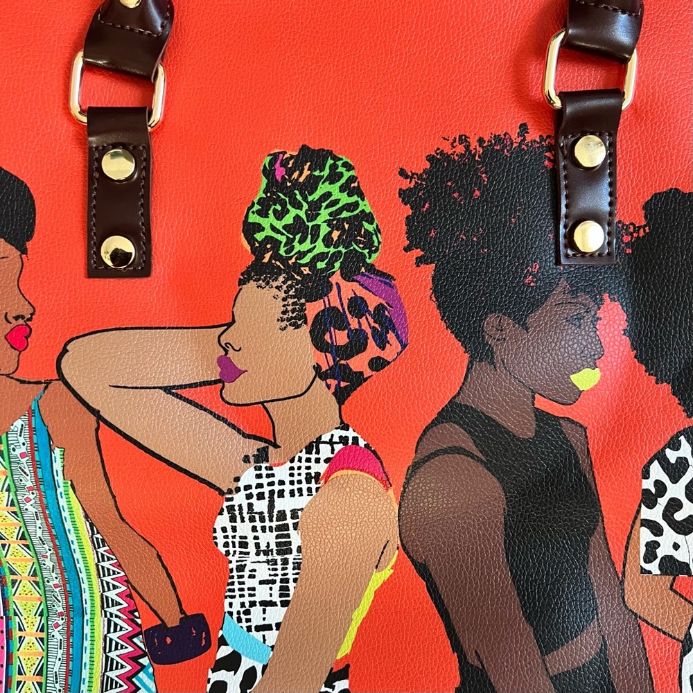 New Large Black Girl Magic Travel Bag with Storage Bag - Picture 3 of 8